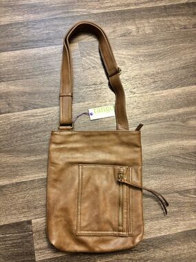 Brown Leather Crossbody Bag